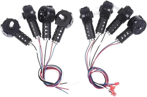 Vista 2 de 1 Set Folding Remote-Controlled Drone Motor Base Fit for E88pro E88/E99 RC Drone Quadrotor Spare Parts Engines Big Gear(A1)