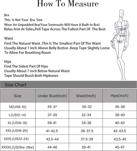 Vista 4 de AONTUS Trajes de baño de una pieza para mujer, talla grande, control de abdomen, trajes de baño