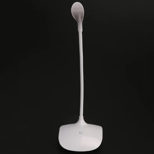 Vista 6 de Ipetboom Dimmable USB Desk Lamp with Sturdy Gooseneck LED Reading Light for Bedside Computer Desk Touch Control Brightness Eye Comfort
