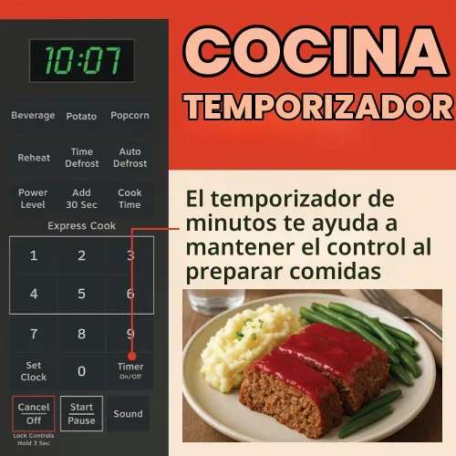 Vista 8 de Hotpoint - Horno microondas para encimera, 700 vatios, 0.7 pies cúbicos, color blanco
