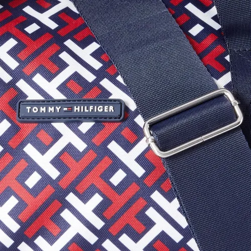 Vista 4 de Tommy Hilfiger Bolsa de lona monograma azul marinorojoblanco NavyRedWhite