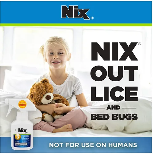 Vista 5 de Nix Spray matador de piojos y chinches para el hogar, ropa de cama y muebles, 5 onzas líquidas (paquete de 1)