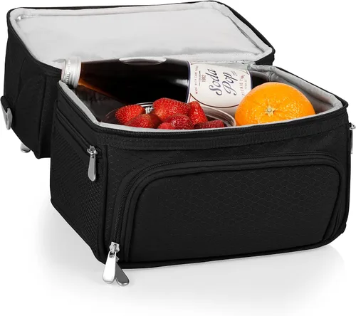 Vista 5 de PICNIC TIME NCAA Nebraska Cornhuskers Pranzo - Lonchera aislada con juego de pícnic, bolsa enfriadora para el almuerzo