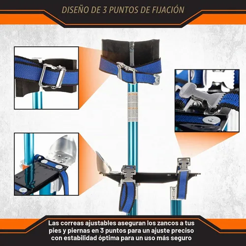 Vista 7 de Pentagon Herramienta profesional 18"-30" zancos azules para paneles de yeso de la más alta calidad
