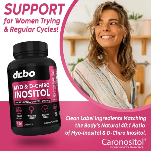 Vista 4 de Myo-inositol & D-Chiro Inositol & Limpiador de Colon Desintoxicante - 15 días de limpieza de colon desintoxicación para la digestión intestinal