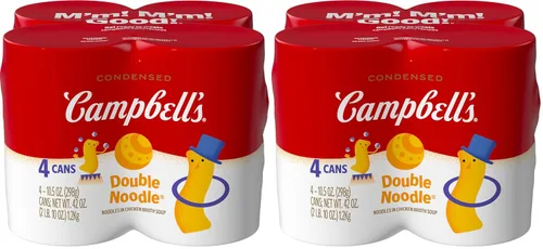 Vista 21 de Campbell's Sopa condensada de fideos con queso cheddar para niños, lata de 10.5 onzas