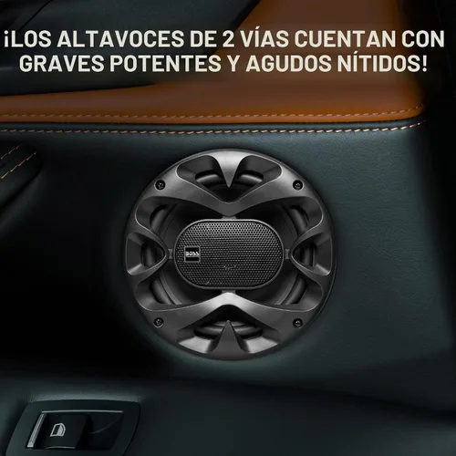 Vista 4 de BOSS Audio Systems CH6520B - Altavoces para puerta de automóvil de 6.5 pulgadas, 250 vatios máximo (par), coaxial, 2 vías, rango completo, 4 ohmios