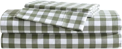 Vista 61 de Eddie Bauer - Juego de sábanas individuales, sábanas de percal de algodón, frescas y frescas, ideales para dormitorio