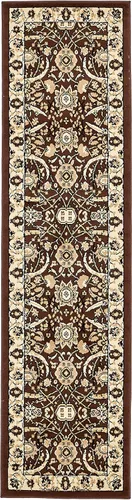 Vista 32 de Unique Loom Espahan Collection - Alfombra de área Cape Cod (2 pies 2 pulgadas x 3 pies 1 pulgada, rectangular, azul/negro)