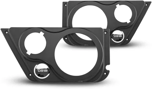 Vista 5 de DS18 JK-BD-LR Panel exclusivo para puerta trasera, se adapta a 1 x 6 altavoces de rango medio + 1 tweeter - para JK y JKU (par)