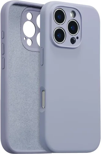 Vista 61 de Funda de silicona para iPhone Air, con [protección completa de la cámara] [forro de microfibra suave antiarañazos], funda de silicona líquida ultra