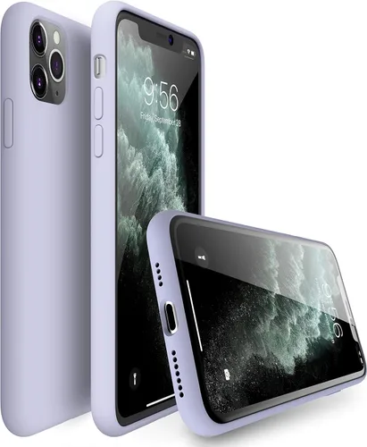 Vista 3 de MXX Funda para iPhone 11 Pro Max, funda de silicona suave resistente a los arañazos, protección completa de la cámara, forro de microfibra