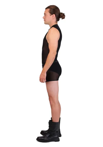 Vista 5 de Disfraz Sexy de Sacerdote de Malla para Hombre Multicolor