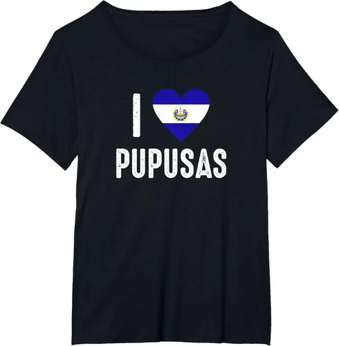 Vista 70 de Camiseta I Love Pupusa from El Salvador
