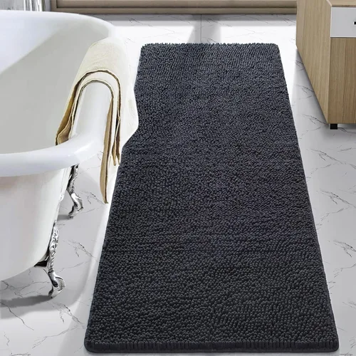 Vista 11 de LOCHAS - Alfombra de baño de lujo lanuda de 24 x 17 pulgadas, color beige