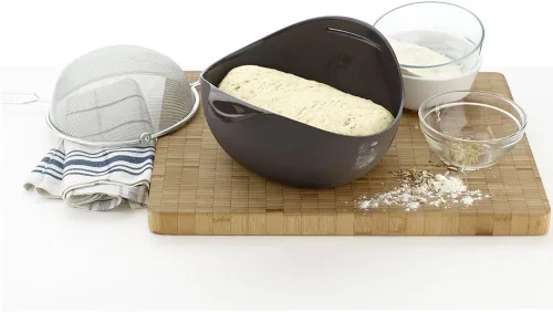 Vista 3 de Lekue Máquina para hacer pan de silicona, modelo #, marrón (paquete de 6)