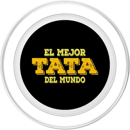 Vista 2 de Vintage El Mejor Tata Del Mundo Spanish Dad Father's Day PopSockets MagSafe PopGrip for iPhone