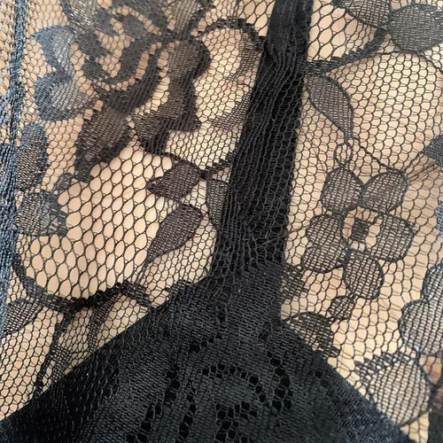 Vista 5 de GAODESI Mass Veil Infinity Chapel Veil Floral Latin Mass Head Cover Lace Scarf V678