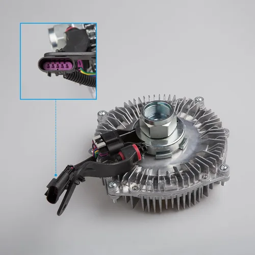 Vista 2 de Tykick 52014729AC - Embrague de ventilador de refrigeración para Ram 2500 2013-2017 Ram 3500 2013-2017 Ram 4500 2013-2018 Ram 5500 2013-2017 6.4L