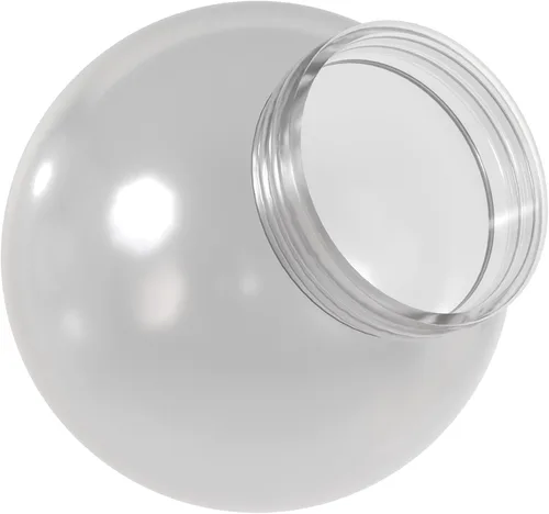 Vista 11 de KastLite Globo de poste de lámpara de acrílico de bronce de 6 pulgadas Textura suave con apertura sin cuello de 2.81 pulgadas Fabricado
