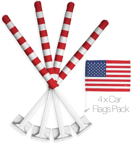 Vista 72 de Paquete de bandera de coche de la Copa del Mundo 2022 de Gales, bandera americana para carros, decoración de automóviles, pancarta pequeña
