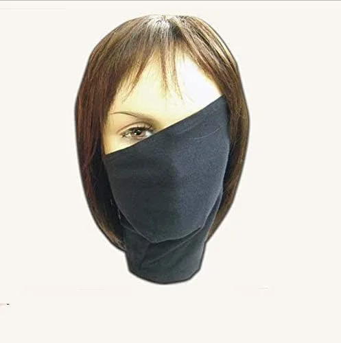 Vista 5 de Ninja Kunai Bolsa con vendaje, máscara Ninja Kakashi Cosplay Anime Ninja Disfraz (negro)
