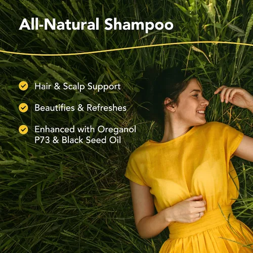 Vista 2 de NORTH AMERICAN HERB & SPICE ScalpClenz Champú – 8 onzas líquidas – Fórmula de renovación de aceite de semilla negra – Apoyo para el cabello