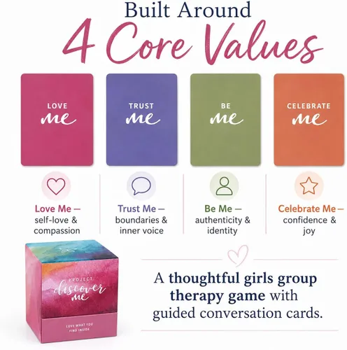 Vista 3 de Juego de amor propio para adolescentes Más de 200 tarjetas de conversación Preguntas profundas para inspirar autoestima, confianza, reflexión