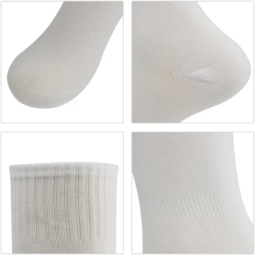 Vista 6 de Three street Calcetines de fútbol para béisbol, sóftbol, unisex hasta la rodilla, calcetines de compresión de tubo deportivo, 2-10 pares