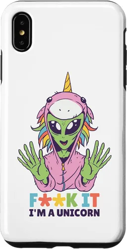 Vista 7 de Funda para iPhone 12 mini LGBTQ Alien F I I'm A Unicorn Rainbow Outer Space Gay Pride