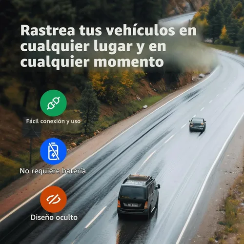 Vista 8 de Rastreador GPS con cable para vehículos, sin cargo mensual, sin suscripción, seguimiento en tiempo real, SIM 4G y datos incluidos, historial