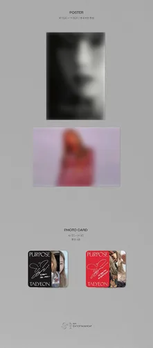 Vista 5 de S.M Entertainment TAEYEON - Juego de tarjetas de fotos adicionales de doble cara [versión aleatoria] (Vol.2)