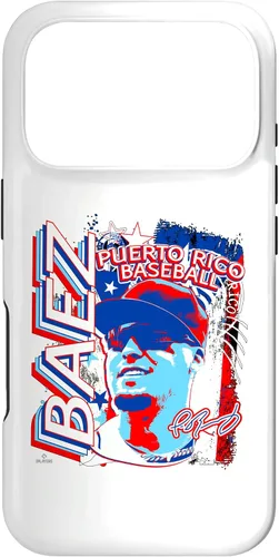 Vista 29 de Funda para iPhone 11 Javier Baez International Baseball Puerto Rico MLBPA