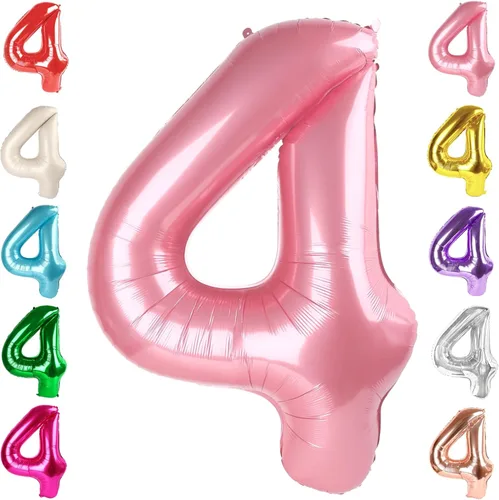 Vista 219 de Globos del números 0 de 40 pulgadas para formar los números 10, 20, 30, 40, 50, 60, 70, 80, 90, 100, para decoración de cumpleaños, bodas, eventos