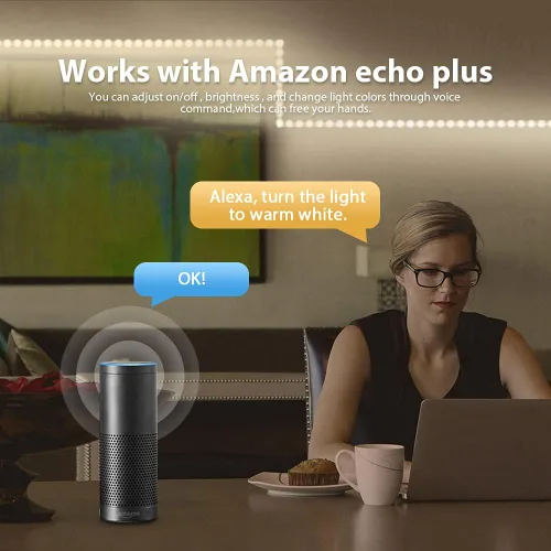 Vista 5 de GLEDOPTO Zigbee Pro RGBCCT Controlador de tira LED RGB CCT RGBW RGBWW 5 en 1 Compatible con SmartThings Amazon Echo Plus App/Control de voz
