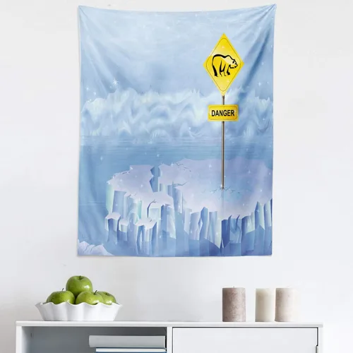 Vista 32 de Lunarable Tapiz azul, piscina temática de competición deportiva con carriles imagen de pictograma acuático, decoración de tela para colgar