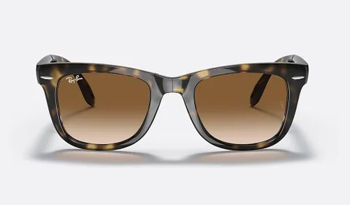 Vista 6 de Ray-Ban RB4105 - Lentes de sol plegables WAYFARER para hombres y mujeres + paquete con kit de cuidado de gafas de diseñador iWear