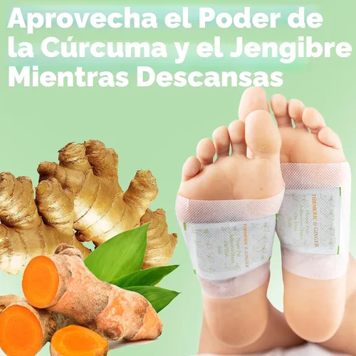 Vista 3 de Dr. Entre's Foot Pads: Paquete de 20 almohadillas de cúrcuma y jengibre premium para sentirse mejor, dormir mejor y aliviar el estrés Parches