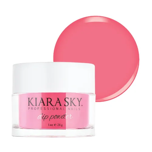 Vista 21 de Polvo de inmersión Kiara Sky tonos rosados 1 oz, Bee-My-Kini