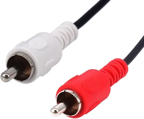 Vista 3 de Cable DIN de 5 pines a RCA, 5 pies/4.9 ft, enchufe macho DIN a 2 RCA macho cable adaptador de audio para sistemas electrofónicos Bang & Olufsen, DIN