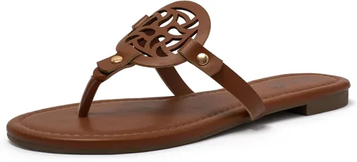 Vista 14 de katliu Sandalias Planas para Mujer, Sandalias de Tiras Cómodas, Sandalias de Vestir con Correa de Vestir