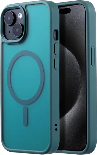 Vista 77 de Tigowos Funda magnética para iPhone 15, resistente a las caídas, sensación de piel mate, a prueba de golpes, ajuste delgado para iPhone 15, negro