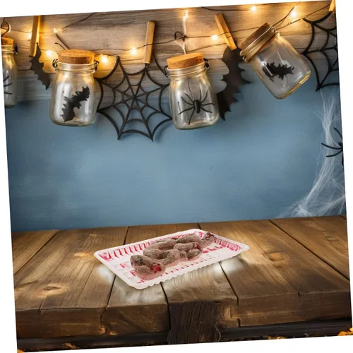 Vista 8 de Garneck Accesorio de órgano para intestinos corporales de Halloween, juguete complicado, piezas del cuerpo humano aterradoras falsas para Halloween