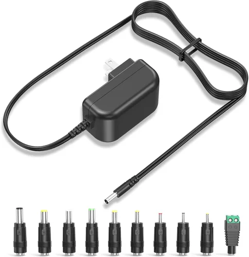 Vista 8 de Cargador de cable de alimentación de 25.2 V 0.5 A con 10 conectores de CC