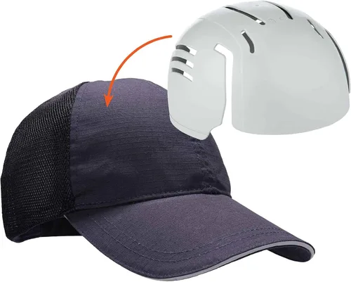 Vista 7 de Ergodyne Skullerz 8946 - Gorra de béisbol estándar con inserto de gorra