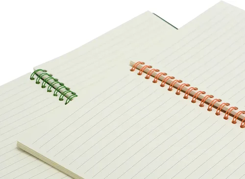 Vista 3 de YIHUANYIFA 4pcs A6 Spiral Notebooks 8mm Ruled 5.7 x 4.1 inch Hardcover 160 Pages Journals for Work Students Study and Notes (4, Dark color)