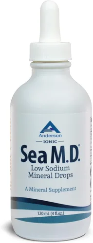 Vista 9 de Anderson Sea M.D. Gotas de Minerales Traza Concentradas, Suplemento de Electrolitos Iónicos de Magnesio, Ayuda con los Calambres Musculares