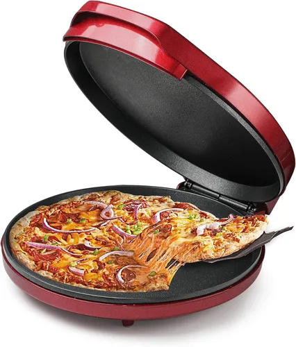 Vista 8 de Commercial Chef Máquina para hacer pizza con temperatura variable, 12 pulgadas, color negro