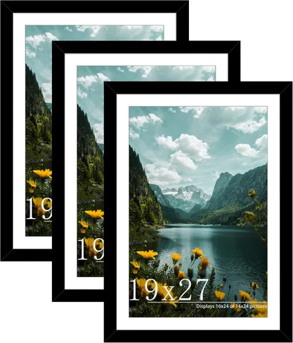 Vista 46 de Picrit Paquete de 3 portarretratos de 20 x 20 pulgadas, póster de 16 x 16 pulgadas con paspartú o de 20 x 20 pulgadas sin paspartú para montaje