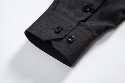 Vista 6 de VANCOOG Camisas de manga larga para hombre, casuales, elegantes y elegantes